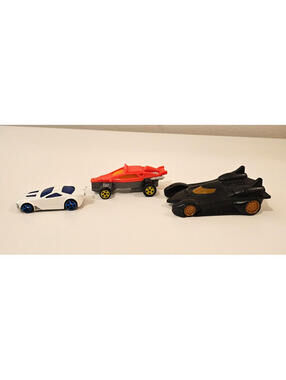 Hot Wheels Cars for McDonald's (3) Plastic Iconic customized designs